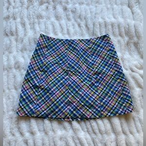 Urban Outfitters Colorful Gingham Skirt